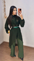 Blusa longuete chifon kaelly na internet