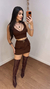 Conjunto de saia e cropped Keila na internet