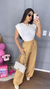 Calça pantalona elastec na cintura sirlene na internet