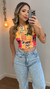 Calça jeans wide leg melody lavagem clara - comprar online