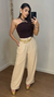 Calça pantalona elastec na cintura sirlene - KL Store