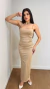 vestido costas nua midi lais - comprar online