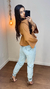 Calça jeans moon clara - KL Store