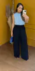 Calça pantalona elastec na cintura sirlene - loja online