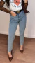 Calça moom com cinto cecilia - KL Store