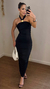 Vestido amarraçao no pescoço debora - loja online