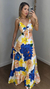 Vestido cruzamento no pescoço gisele - loja online