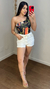Short jeans off cinto perolas - comprar online