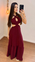 Vestido longo vazado sheila
