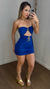 Vestido recortes frontal vera - comprar online