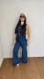 Conjunto calça e colete jeans bruna - KL Store