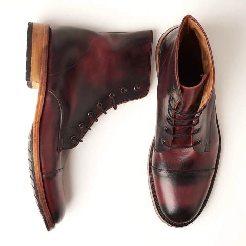 Bota de Cuero JERE BORDO - comprar online