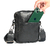 Morral de Cuero URBAN NEGRO - Galo Handmade