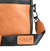 Morral de Cuero URBAN NEGRO BOLSILLO SUELA - Galo Handmade