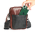 Morral de Cuero URBAN CHOCO BOLSILLO NEGRO - tienda online