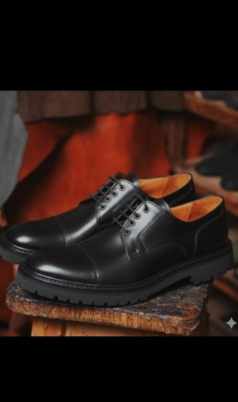 Zapato de Cuero FALCAO NEGRO - comprar online