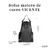 Bolso Matero de Cuero VICENTE NEGRO BOLSILLO TOSTADO - tienda online