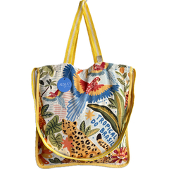 MAXI ECOBAG - 3 ALÇAS BICOLOR REFORÇADAS / CÓD. RF_031