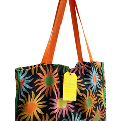 Maxi Ecobag c/ Alça de 2,5cm - TAG interna e externa FARM | Sol de Verão