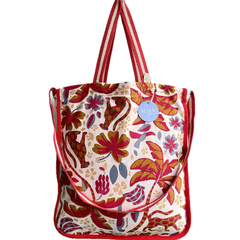 MAXI ECOBAG - 3 ALÇAS BICOLOR REFORÇADAS / CÓD. RF_027