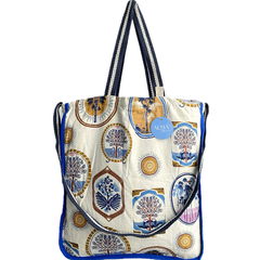 MAXI ECOBAG - 3 ALÇAS BICOLOR REFORÇADAS / CÓD. RF_033
