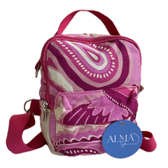 MINI MOCHILA 2 EM 1 QUADRADA - FORRO SIMPLES / CÓD. RF_003