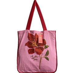 Maxi Ecobag Alça Simples e Dupla Estampa com TAG interna e externa FARM | A Flor da Pele + Floral