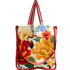 MAXI ECOBAG - 3 ALÇAS BICOLOR REFORÇADAS / CÓD. RF_022