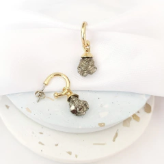 Mini Argola Pirita Gold - comprar online