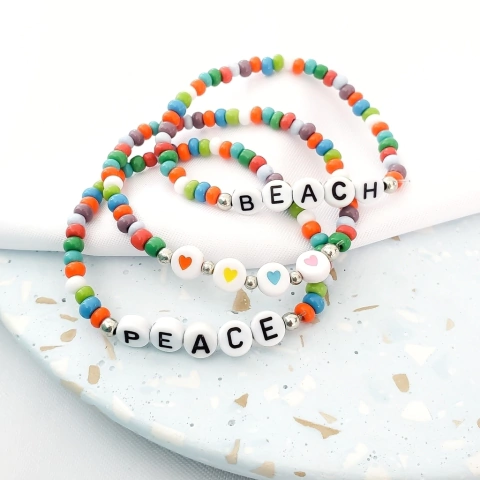 Kit Pulseira Colorful Personalizada