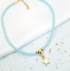 Choker Cristais com Pingente - Alma Gêmea Acessórios