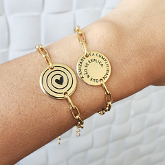 Kit 02 Pulseiras Amizade Gold na internet
