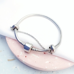 Pulseira p/ Berloque Aço 18cm