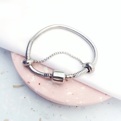 Pulseira p/ Berloque Aço 17cm - comprar online