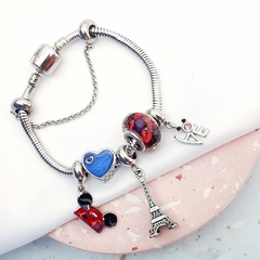 Pulseira p/ Berloque Aço 17cm
