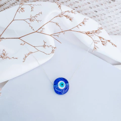 Colar Olho Grego Murano | Prata 925 na internet