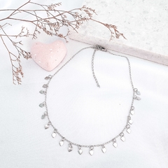 Choker Mini Corações/ Aço Inoxidável - comprar online