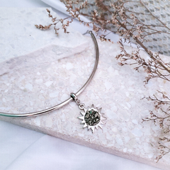 Choker Solar Fragmentos Pirita - comprar online