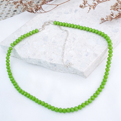 Choker Colore Verde | Prata 925