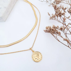 Gargantilha cobra grossa/ Semijoia - comprar online