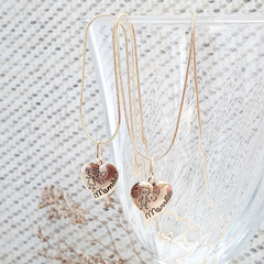 Colar Amor Materno - Menino/ Semijoia - comprar online