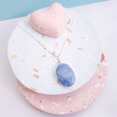 Colar Quartzo Azul | Prata 925