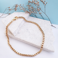 Gargantilha Correntaria Veneziana Grossa Gold - comprar online