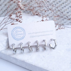 Trio Argolinhas Básicas | Hipoalergênica - comprar online