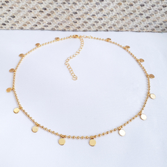 Choker Medalhas/ Semijoia