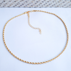 Choker Corrente Baiana/ Semijoia