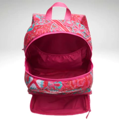 Mochila Xodó (Puffer) Ciranda Rosa Rio Flor Escolar Verão | Linha Me Leva | Farm na internet