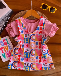 Conjunto salopete baby na internet