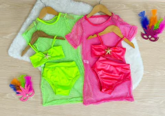Biquíni neon/vestido na internet