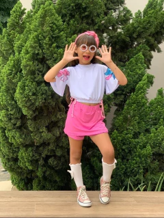 Conjunto manga princesa stitch - comprar online